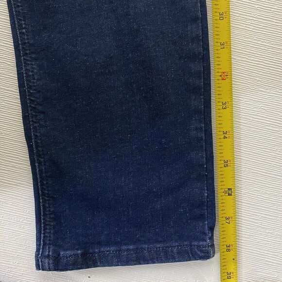 ASOS jeans women's NWT Plus Short size 40x30 distressed blue dark wash. - Picture 10 of 11